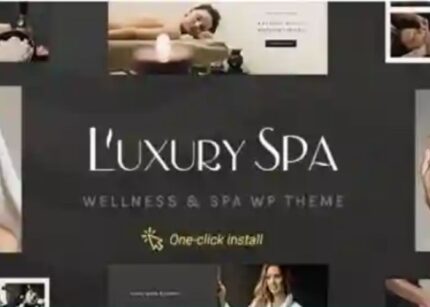 Luxury Spa Theme Wellness and Beauty WP GPL Theme v-1.3.1
