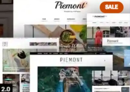 Piemont Theme Premium Travel & Lifestyle Responsive Blog WP GPL Theme v-2.4.2
