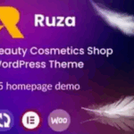 Ruza Theme Beauty Cosmetics Shop WP GPL Theme v1.0.12