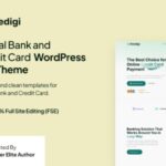 Credigi Theme Digital Bank & Credit Card FSE WP GPL Theme v-1.0.1