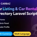 Carbaz Theme Car listing & Car Rental Directory WP GPL Theme v3.0.0