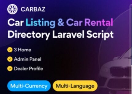 Carbaz Theme Car listing & Car Rental Directory WP GPL Theme v3.0.0