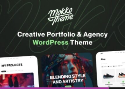 Mokko Theme Creative Portfolio & Agency WP GPL Theme v1.2.4