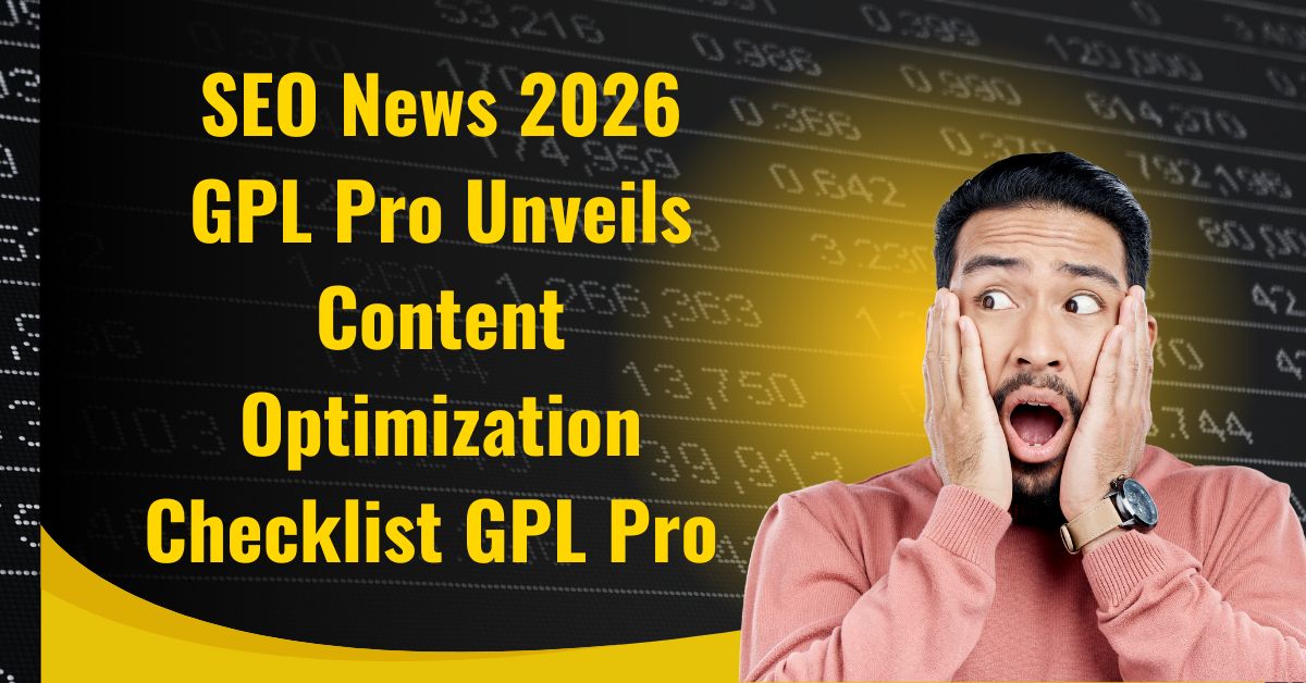 Content Optimization Checklist GPL Pro