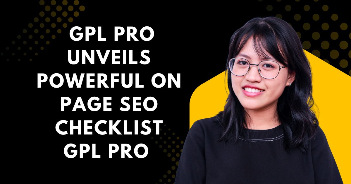 On Page SEO Checklist GPL Pro