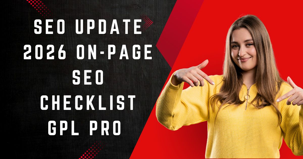 On-Page SEO Checklist GPL Pro