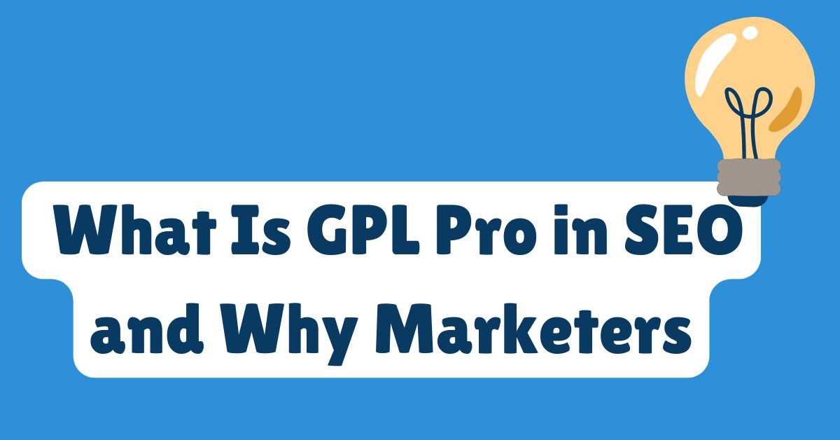 GPL Pro in SEO