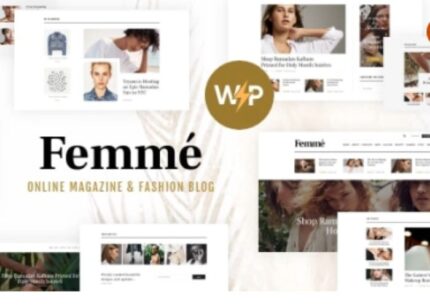 Femme Theme An Online Magazine & Fashion Blog WP GPL Theme v-1.3.11