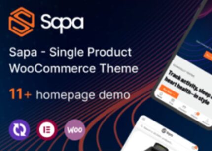 Sapa Theme Product Landing Page WooCommerce WP GPL Theme v-1.1.24
