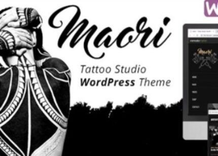 Maori Theme Tattoo Studio WP GPL Theme v-1.5.2