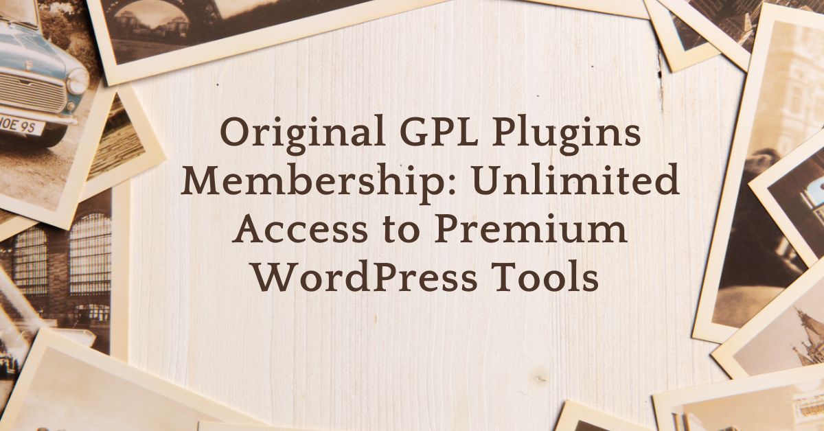 Original GPL Plugins Membership