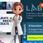 Lab Theme Pharmacy, Laboratory & Research WP GPL Theme v-1.5