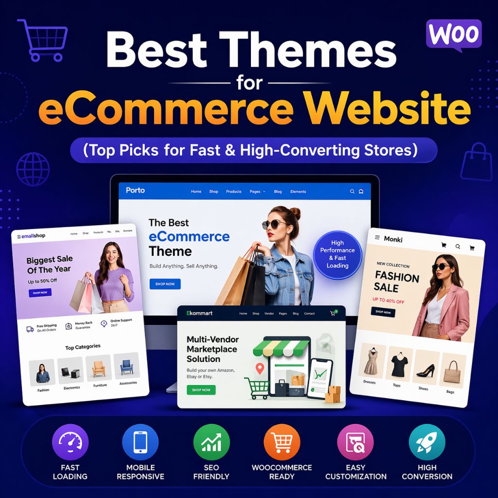 Best Themes for eCommerce Website (Top Picks for Fast & High-Converting Stores)