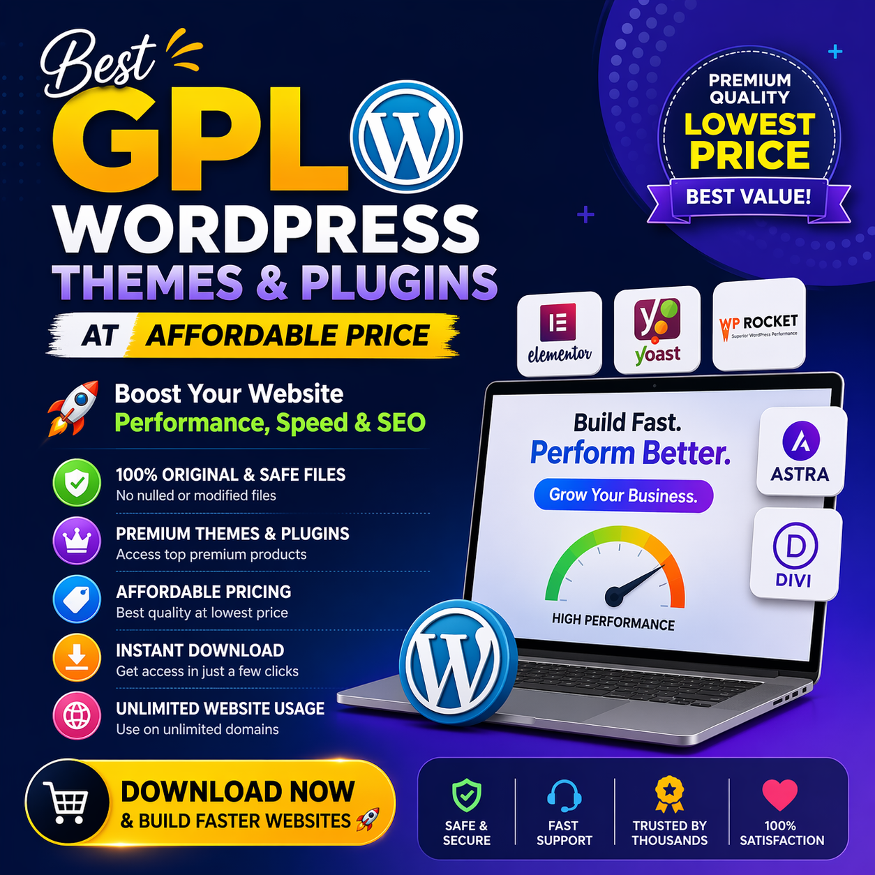 Buy GPL WordPress Plugins and Themes at Affordable Price