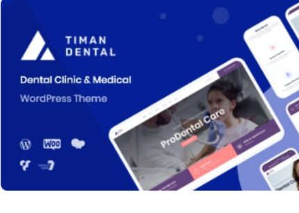 Timan Theme Dental Clinic WP GPL Theme v-1.2.0