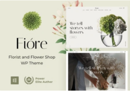 Fiore Theme Flower Shop Florist Ecommerce WP GPL Theme v-34.0