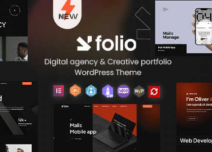 Webfolio Theme Creative Portfolio & Digital Agency Elementor WP GPL Theme v-1.0.3