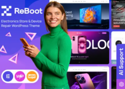 Reboot Theme Electronics Store & Device Repair WP GPL Theme v-1.5