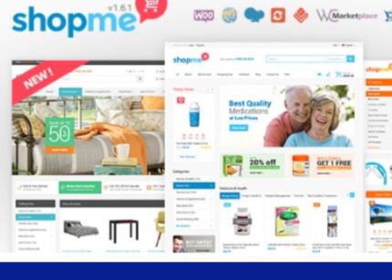 ShopMe Theme Multi Vendor Woocommerce WP GPL Theme v-1.6.6.1