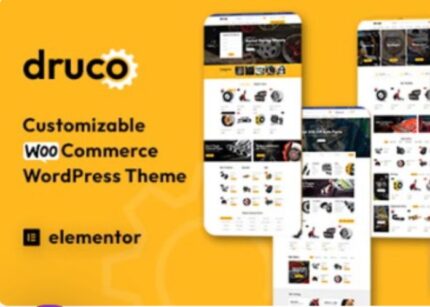 Druco Theme Elementor WooCommerce WP GPL Theme v-1.6.5
