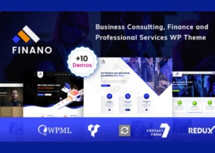 Finano Theme Finance WP GPL Theme v-1.2.2