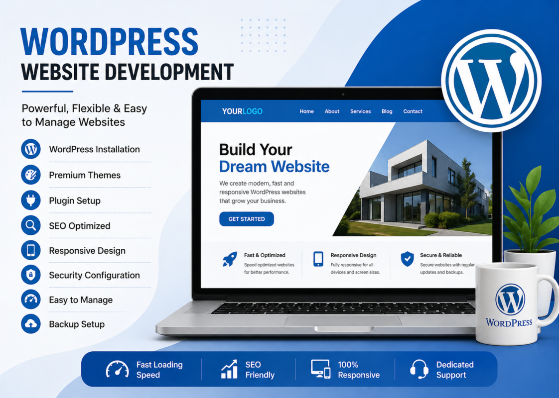 Wordpress Website Development Service Custom Design