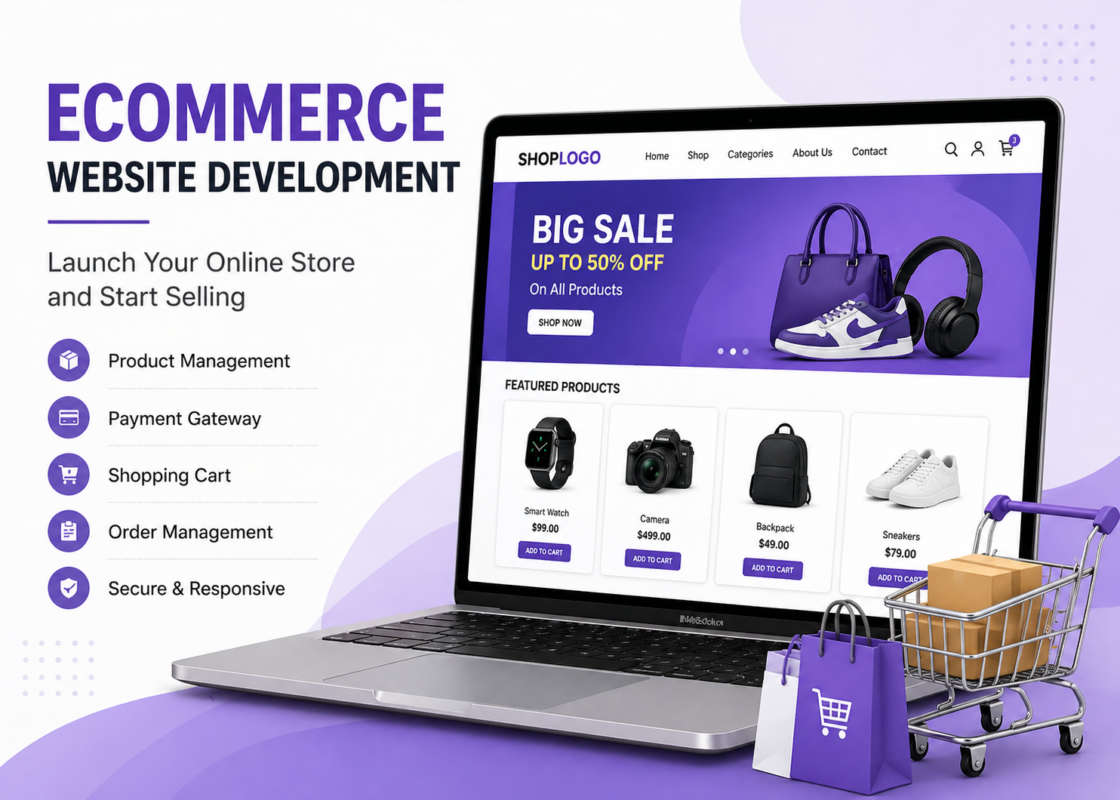 Complete Ecommerce Website Development Online Store