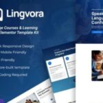 Lingvora Language Courses & Learning Center Elementor Template Kit WP GPL v1.0