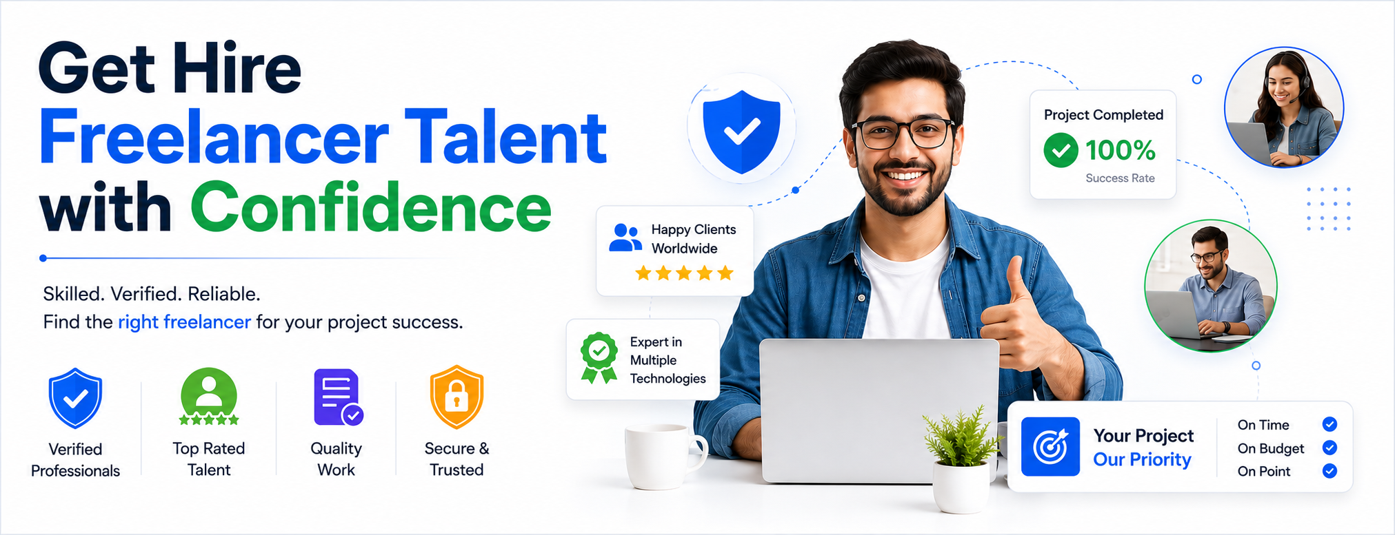 Get Hire Freelancer Talent With Confidence | Expert Freelance Services