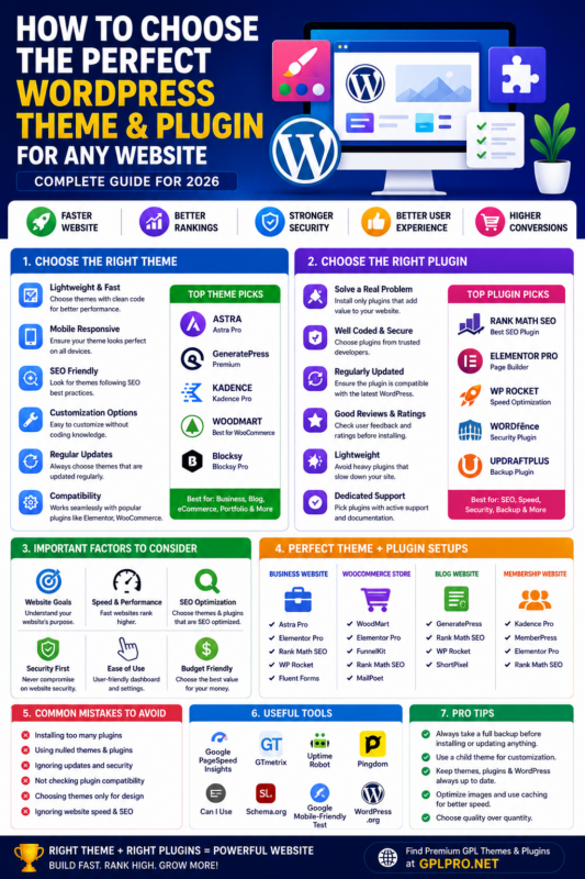Perfect WordPress Theme and Plugin for Any Website