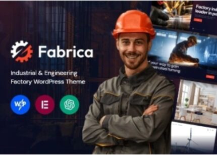 Fabrica Theme GPL Free Download | Industrial & Factory WordPress Theme