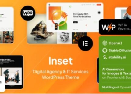 Inset Theme Digital Agency & IT Services WP GPL Theme v-1.26.0