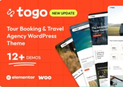 Togo Theme Travel & Tour Booking WP GPL Theme v-1.1.0.1